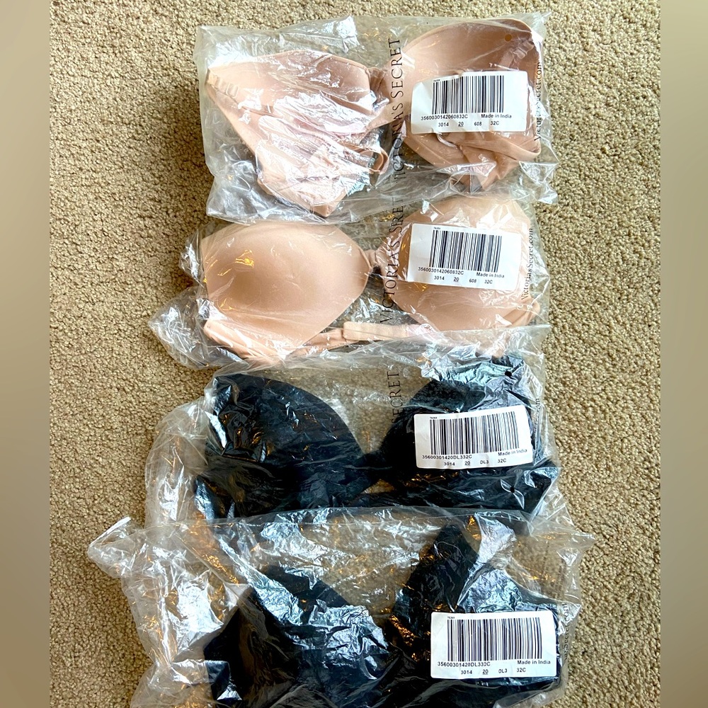 Lot of 4 New Victoria Secret bras